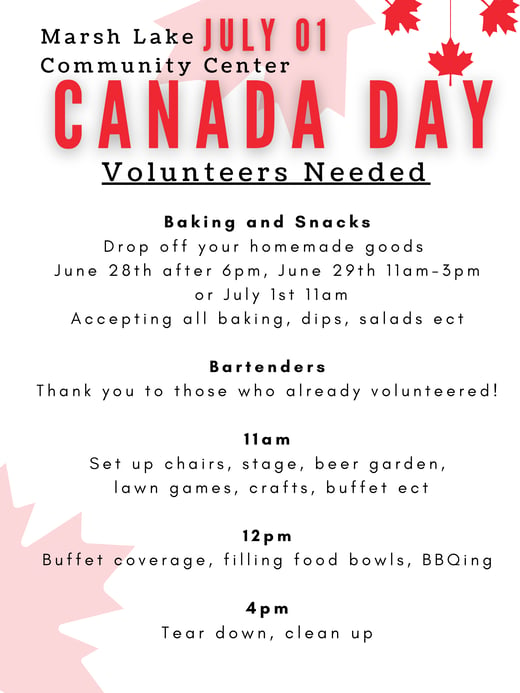 Canada Day Volunteer call out