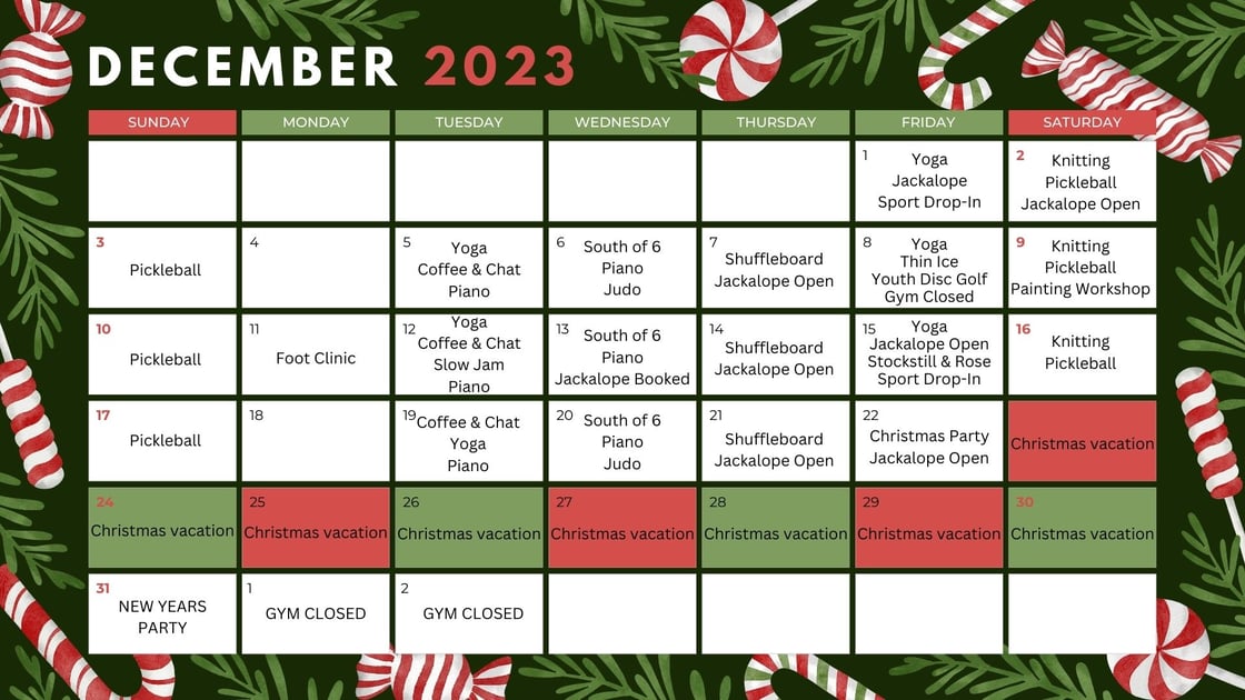 December 2023 Monthly Calendar (2)