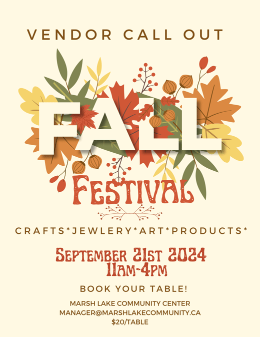 Fall Festival Vendor Call out