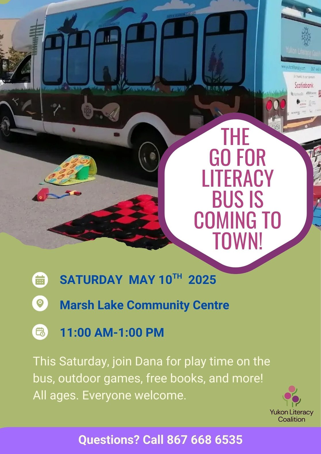 Marsh Lake Bus Poster