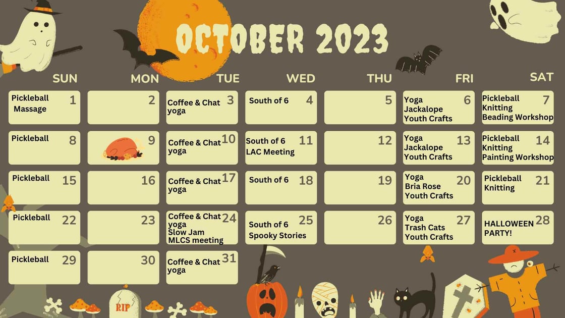 October Calendar